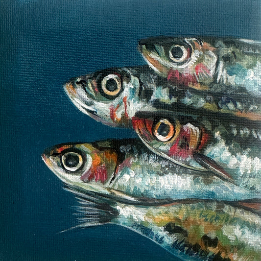 Tideworn Series: Echoes in Blue – Fine Art Print