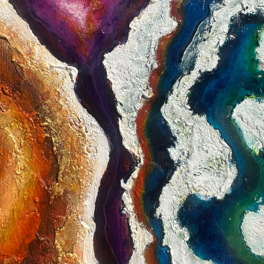 Agate Delta – Fine Art Print 125 x 125 mm