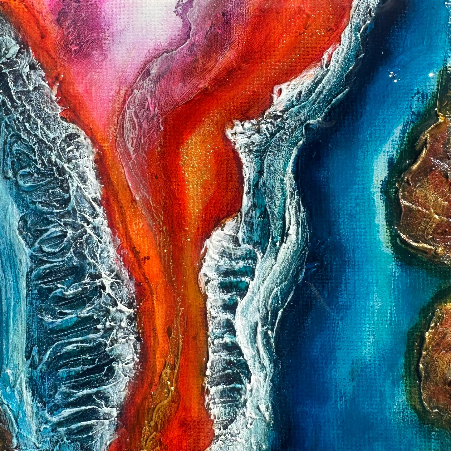 The Earth Thread – Original Framed Collection of 9 Miniature paintings