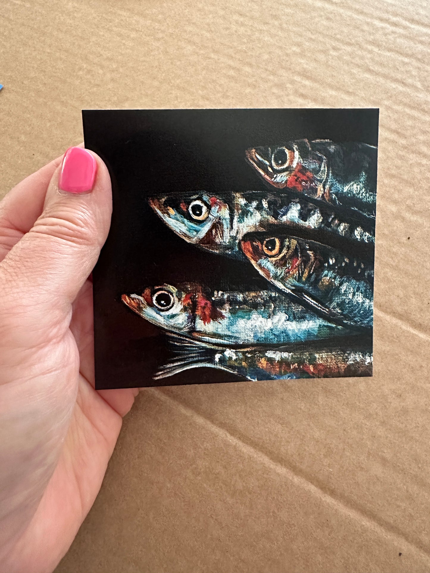 Tideworn Series: 5 Little Fish – Fine Art Print